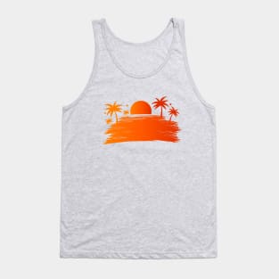 Twilight Summer Beach Corona Covid Tank Top